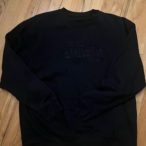 Villian Era Black Crewneck Sweater